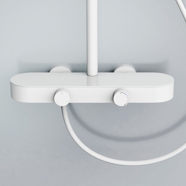 REA Creo White Shower set