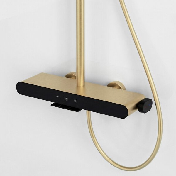 Shower set REA Farel Brush Gold