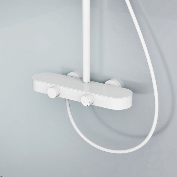 REA Creo White Shower set