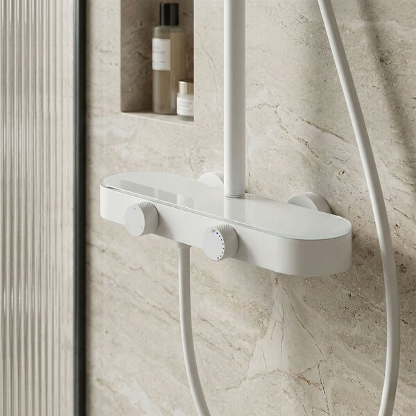 REA Creo White Shower set