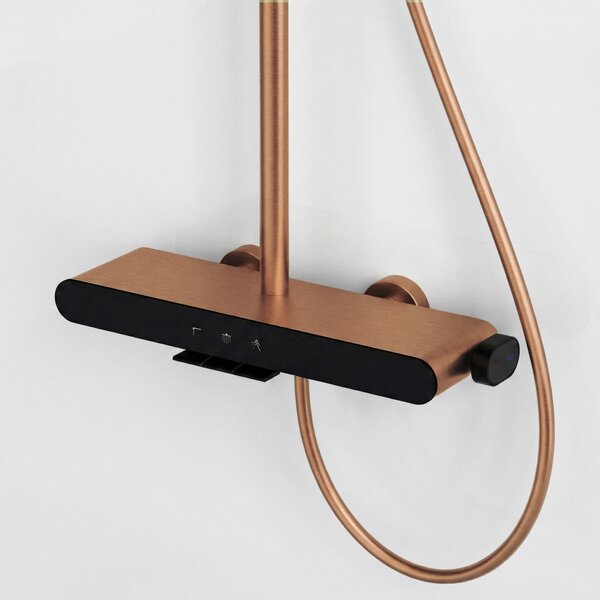 Shower set REA Farel Brush Copper