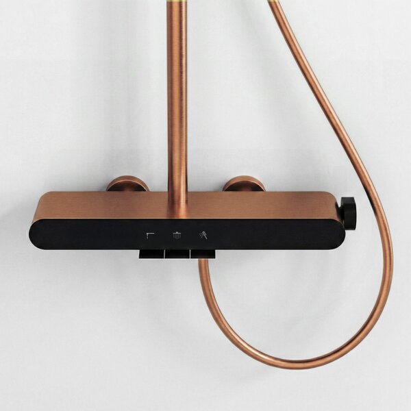 Shower set REA Farel Brush Copper