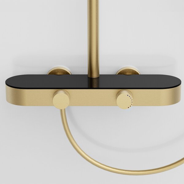 Shower set Rea Creo Brush Gold