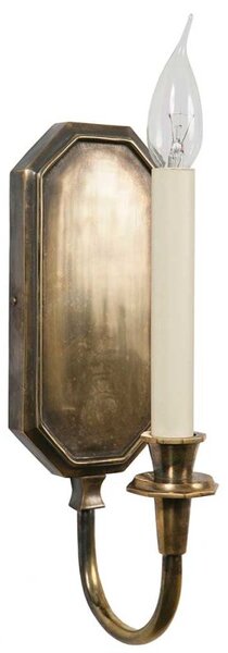 Valerie Solid Brass 1 Light Traditional Brass Sconce Wall Light - product_finish:Polished Brass