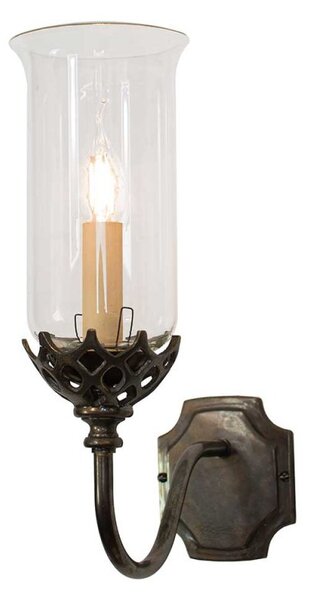 719G Gothic 1 Light Wall Light With Glass - product_finish:Light Antique