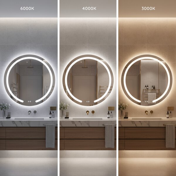 Mirror LED 70cm Modern