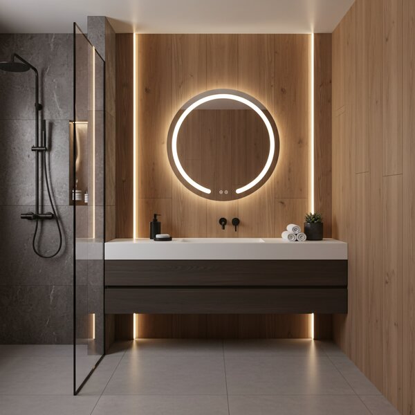 Mirror LED 70cm Modern