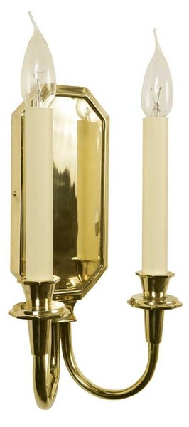 Valerie 829 Traditional Solid Brass 2 Light Wall Light - product_finish:Light Antique