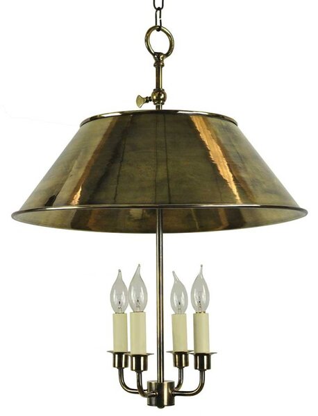 Broughton 650 Traditional Solid Brass 3 Light Ceiling Pendant - product_finish:Polished Brass