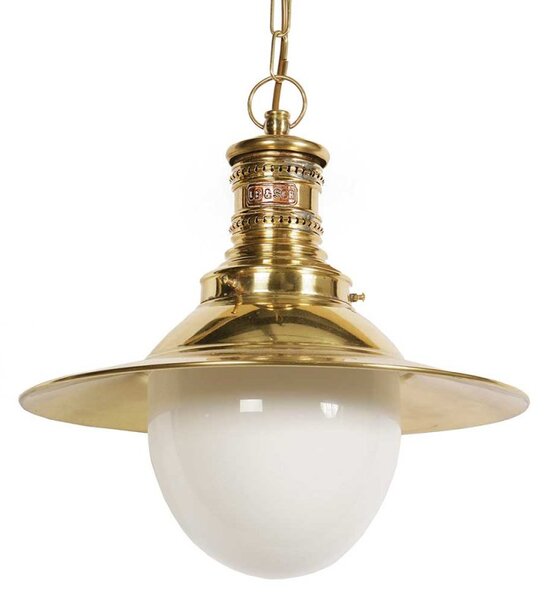 437 Victoria 1 Light Exterior Pendant with Shade - product_finish:Antique-shades:OPAL GLASS