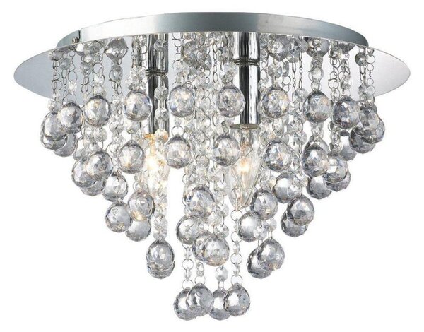 Palazzo 3 Light Round Acrylic Flush Chandelier Ceiling Light