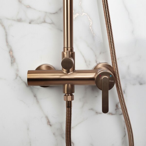 Shower set Rea Ontario Brush Copper
