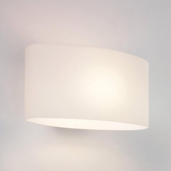 Astro 1089001 Tokyo Modern White Glass Wall Uplighter Light