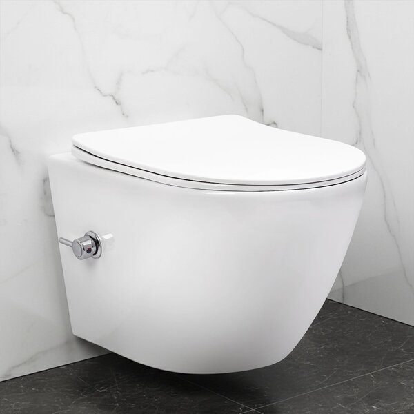 Toilet bowl REA Carlo Lux Rimless with bidet function