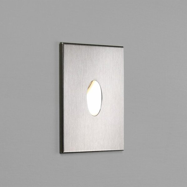 Astro 1175002 Tango Bathroom Recessed LED Wall Light In Steel
