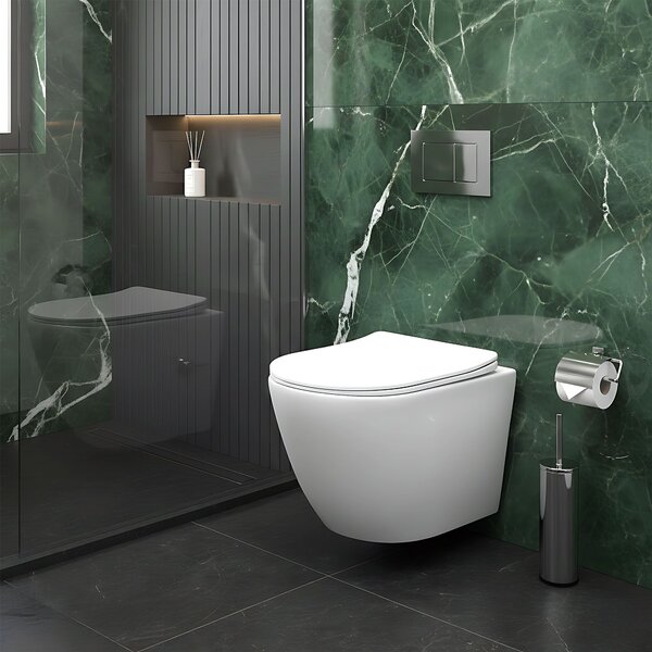 Toilet bowl REA Carlo Lux Rimless with bidet function