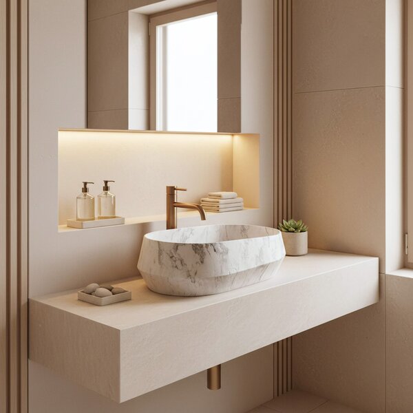 Countertop Basin Rea Zoe Dune