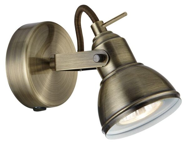 Searchlight 1541AB Focus Antique Brass Single spotlight