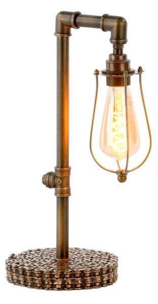 David Hunt Lighting LOX4263 LOXLEY Table Lamp In Bronze With Cage