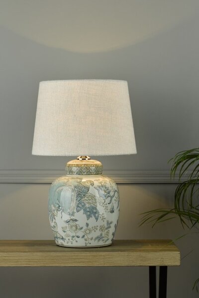 Laura Ashley Elizabeth Hand-Painted Ceramic Table Lamp Base