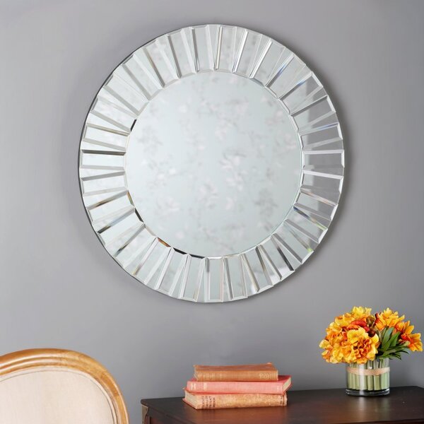 Laura Ashley Capri Small Round Mirror