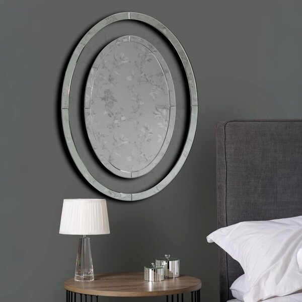 Laura Ashley Evie Large Oval Mirror
