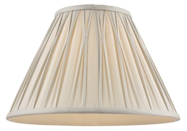 Laura Ashley Fenn Silk Shade Silver 10''