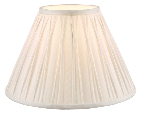 Laura Ashley Fenn Silk Shade White 14''