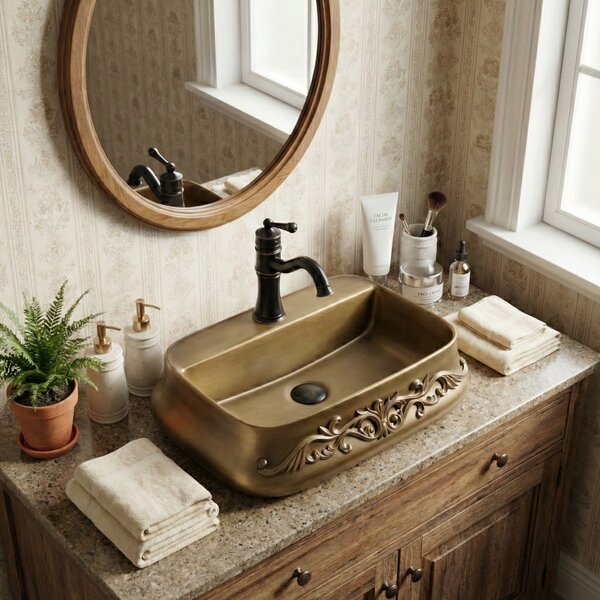 Countertop washbasin Rea Castel