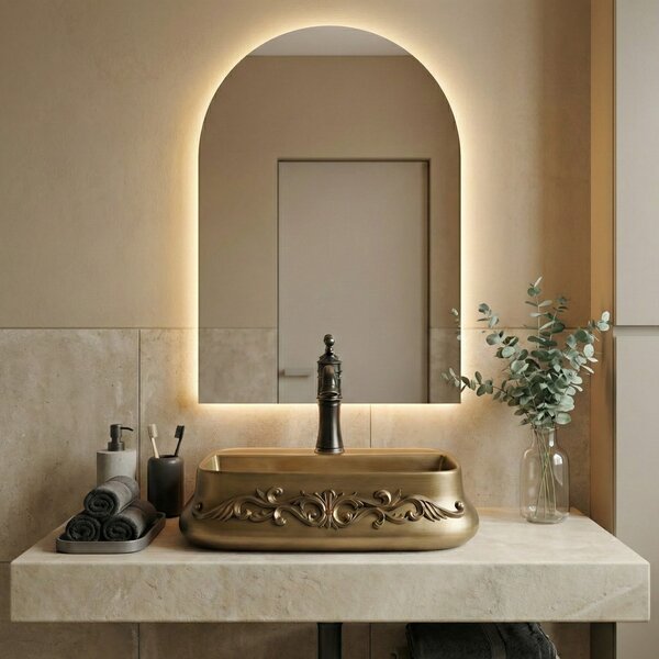 Countertop washbasin Rea Castel