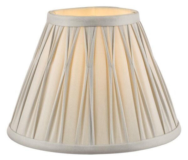 Laura Ashley Fenn Silk Shade Silver 8''