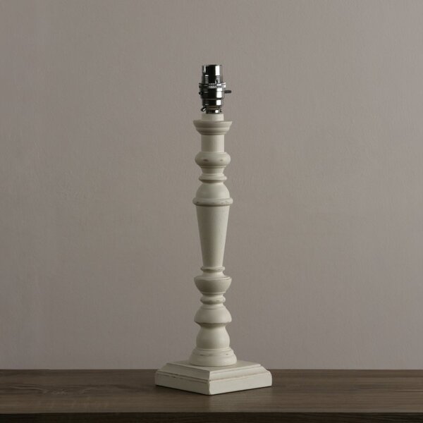Laura Ashley Tate Wood Painted Candlestick Table Lamp Base