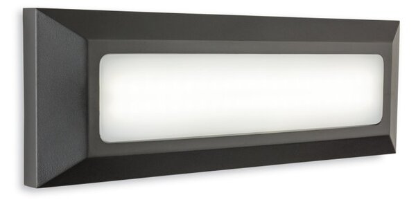 Firstlight 2811GP Shine LED Outdoor Step Light in Graphite IP65