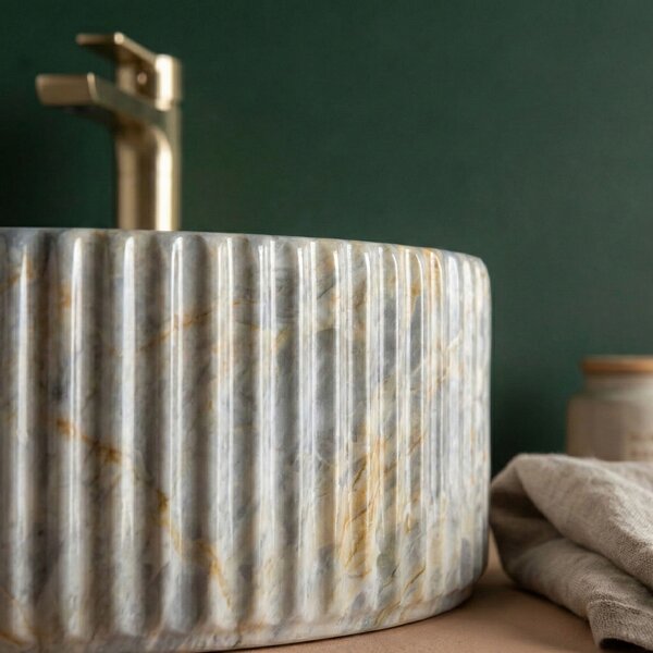 Countertop washbasin Rea Marcela 60 Ruststone