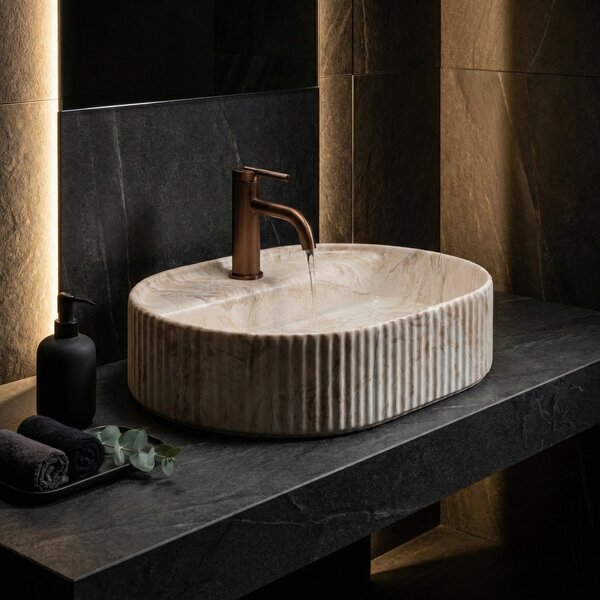 Countertop washbasin Rea Marcela 50 Saturn