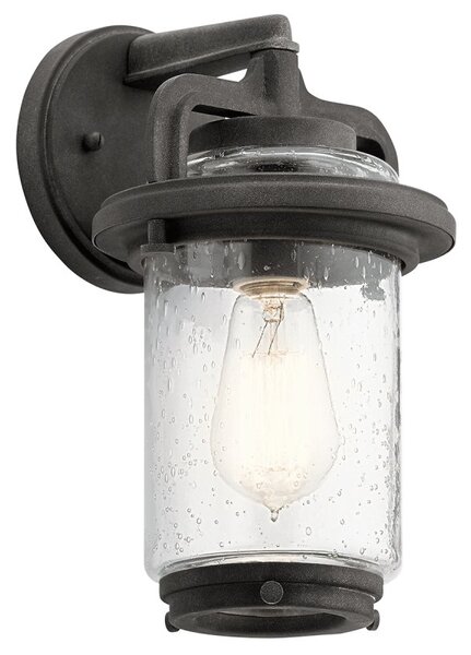 Quintiesse QN-ANDOVER-S Andover Small Exterior Wall Lantern In Weathered Zinc