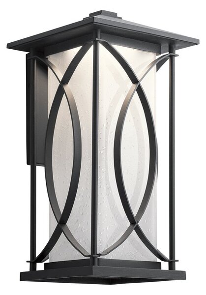 Quintiesse QN-ASHBERN-L Ashbern Large Exterior Wall Lantern In Black IP44