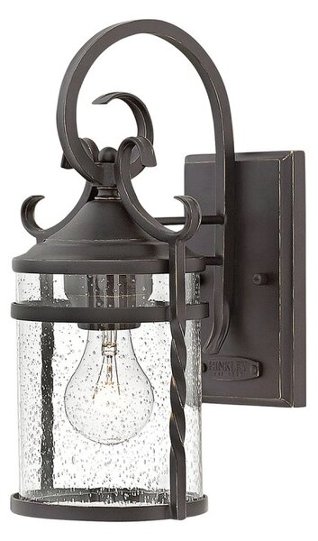 Elstead HK-CASA-S Casa Single Outdoor Wall Lantern In Olde Black IP44