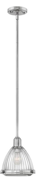 Quintiesse QN-ELROY-PN Elroy Vintage Ceiling Pendant Light In Polished Nickel Finish