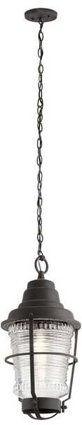 Quintiesse QN-CHANCE-HARBOR8 Chance Harbor Outdoor Chain Lantern In Weathered Zinc IP44