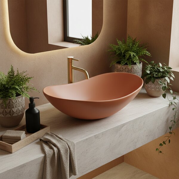 Countertop Basin Rea Royal Cinnamon Matt