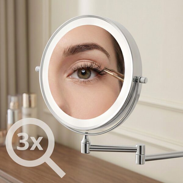 Mirror LED Glow Chrome