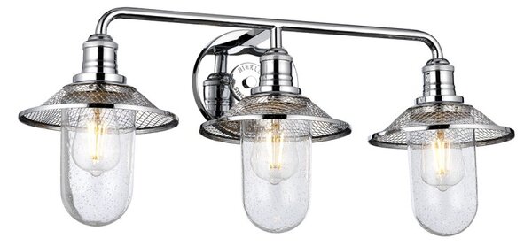 Quintiesse QN-RIGBY3-BATH-PC Rigby 3 Light Bathroom Wall Light In Polished Chrome Finish IP44