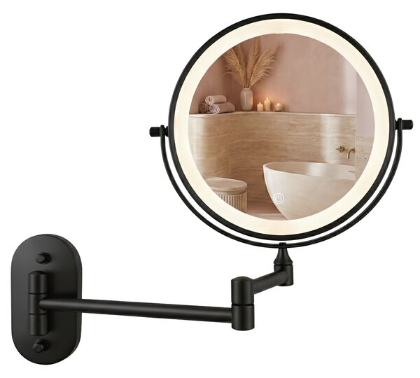 Mirror LED Glow Black