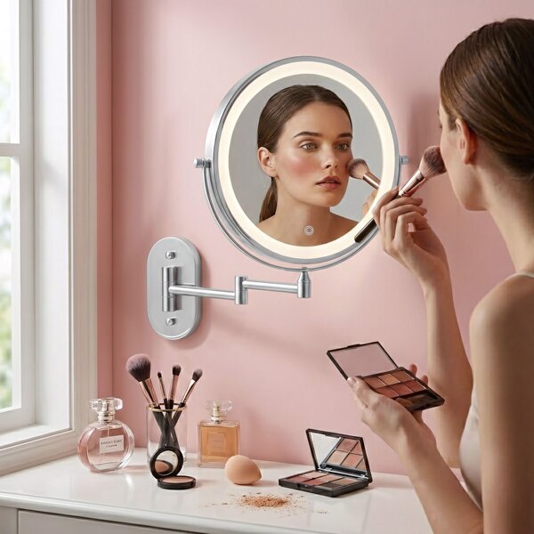 Mirror LED Glow Chrome