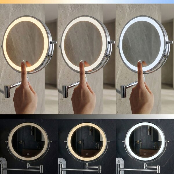 Mirror LED Glow Chrome