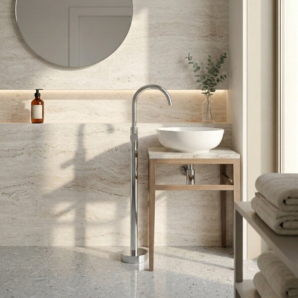 Basin mixer Rea Lungo Chrome