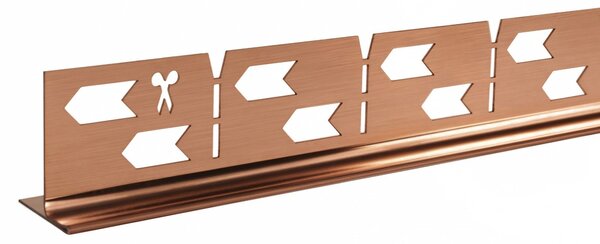 Shower tray skirting panel 100cm Brush Copper