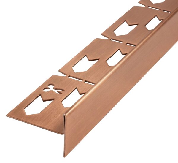 Shower tray skirting panel 100cm Brush Copper