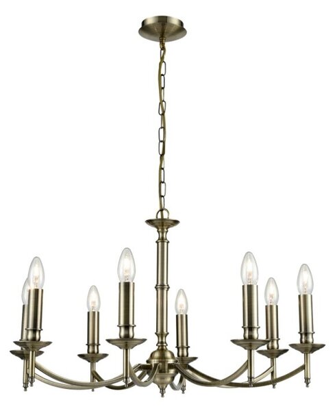 Franklite Petrushka 8 Light Ceiling Chandelier In Bronze Finish FL2091/8